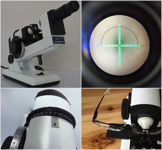 NJC4 Manual Lensmeter Portable Optical Lensometer External Type