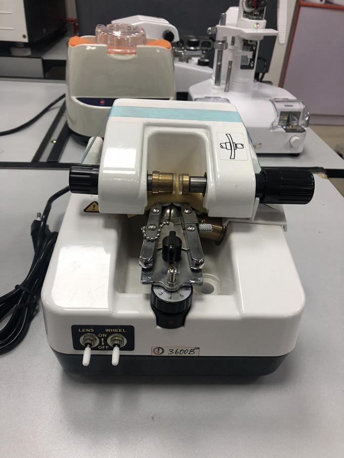 Shiny Silver Lens Grooving Machine , Auto Lens Groover 0.65mm Groove Width
