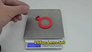 Watch: Plastic Rim Optical Trial Lens Set 266pcs with aluminium case
