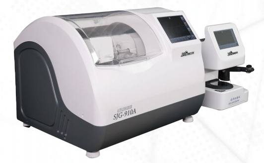 Right Wheel 240 Finish V 3D Automatic Lens Edger Noise Level Under 60 DB Designed for Optical Lens Cutting and Finishing