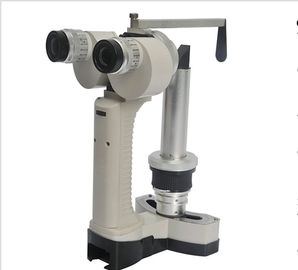 Horizontal ±30° Slit Angle Hand Held Slit Lamp With White LED Illumination Bulb